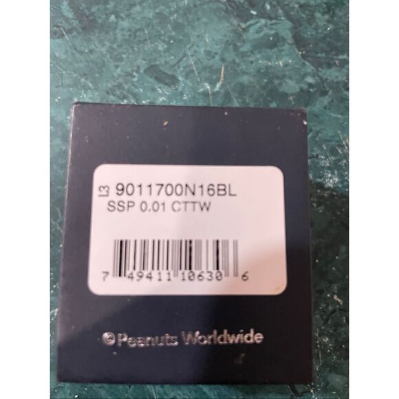 Peanuts Snoopy & Woodstock Sterling Platinum Necklace by Crislu - Picture 5 of 7